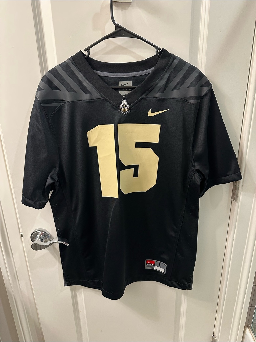 Nike Men’s Purdue Vintage Drew Brees Black Football jersey